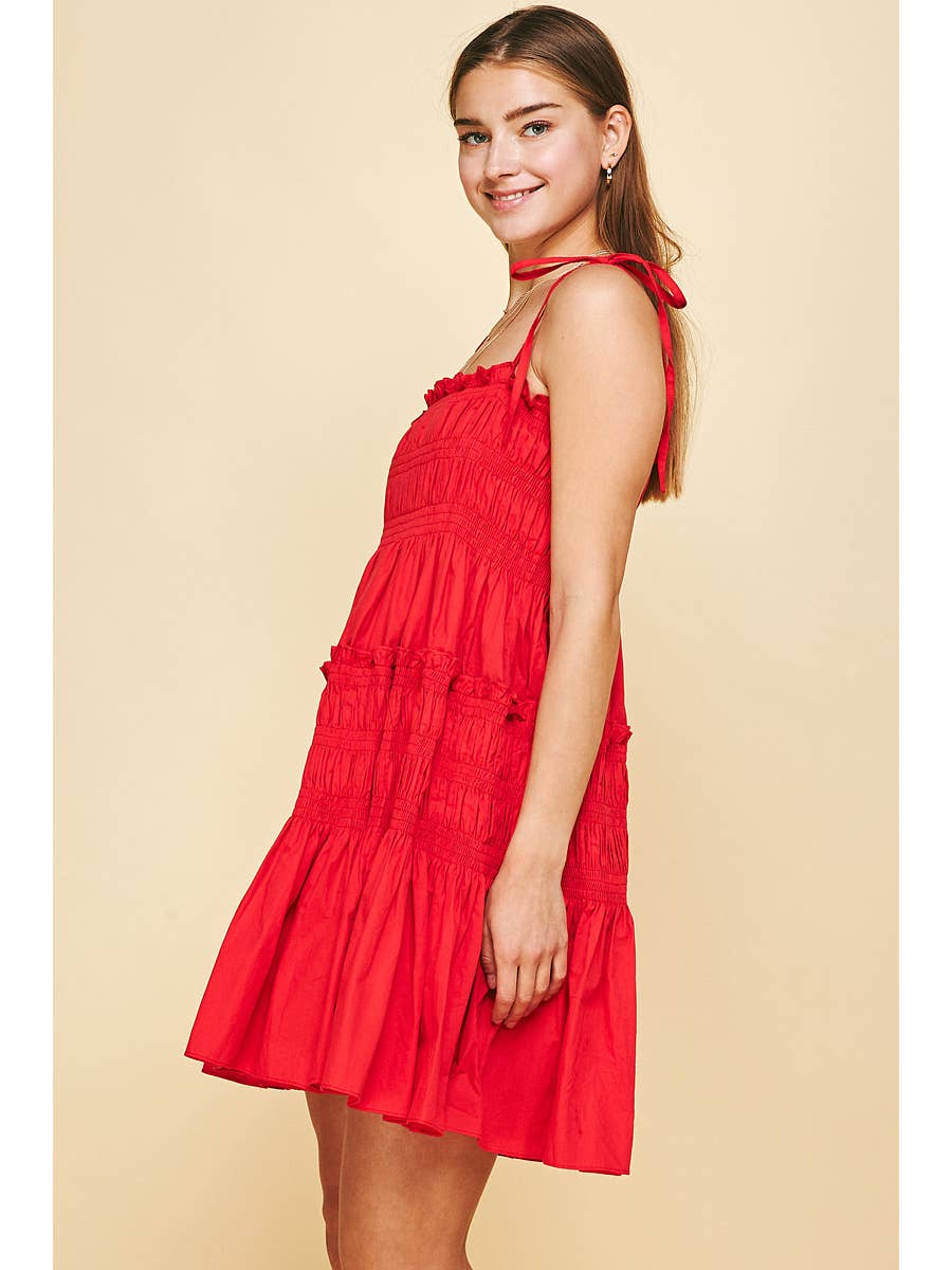 True Red Tied Together Dress