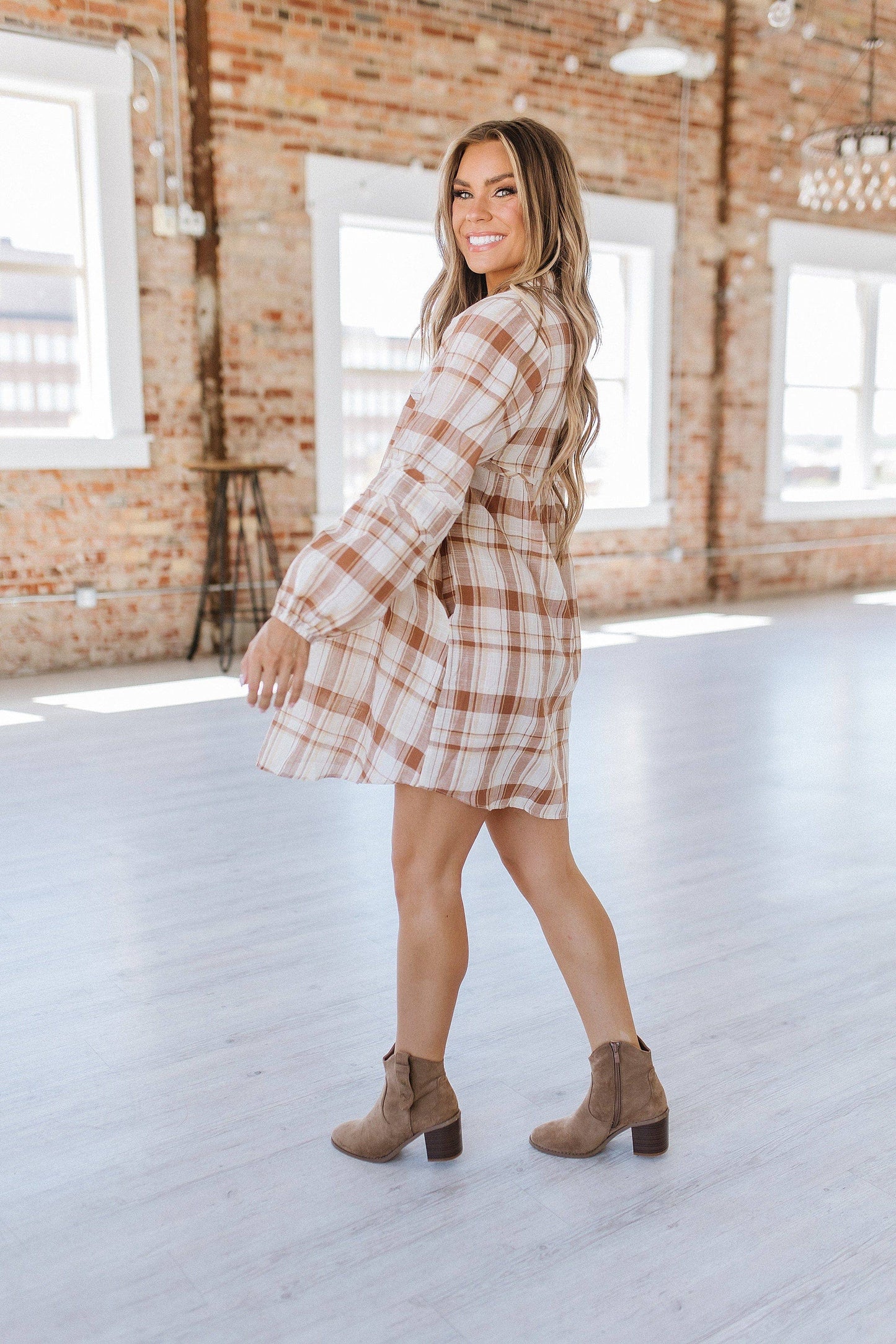 Plaid Shirt Days Dress