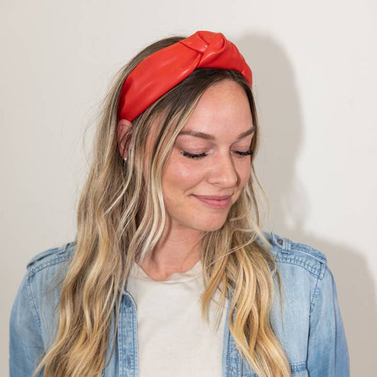 Brooklyn Headband - Red