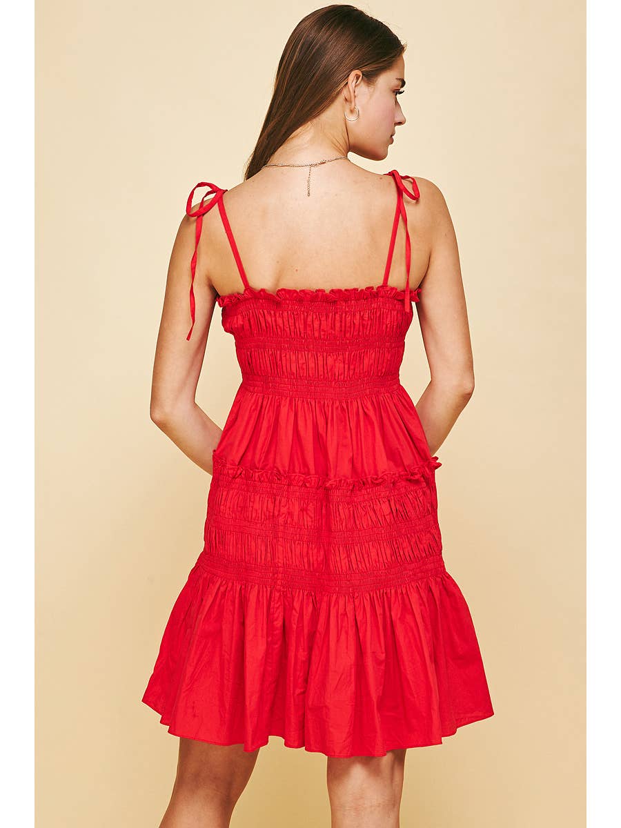 True Red Tied Together Dress