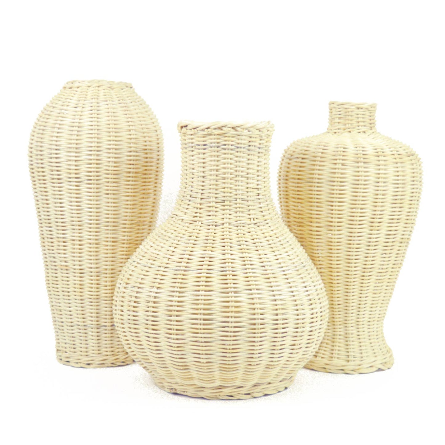 Natural Rattan Vase