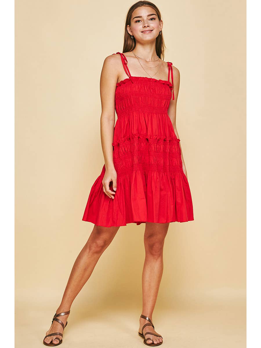 True Red Tied Together Dress