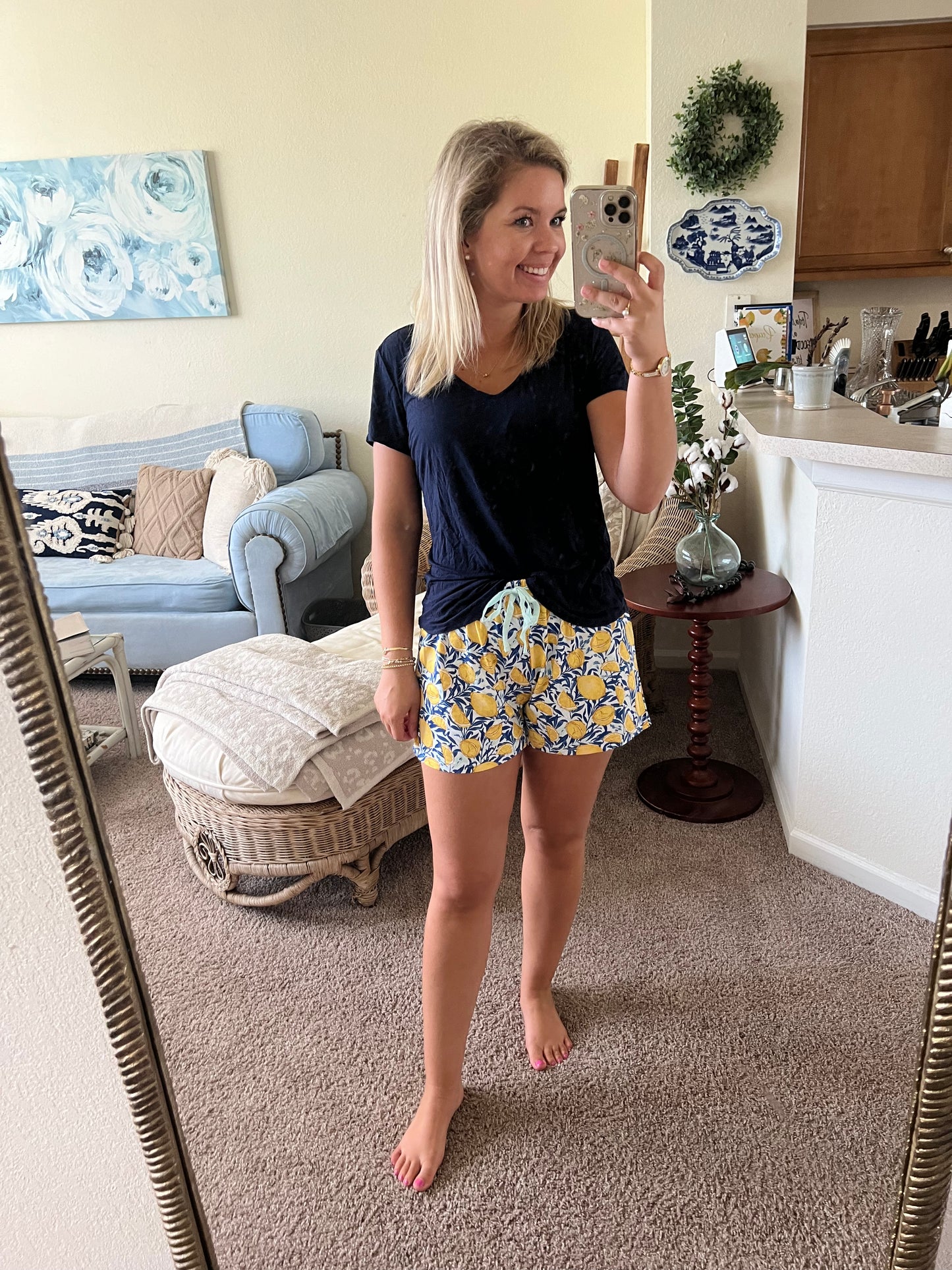 Lemon Drop Pajama Shorts