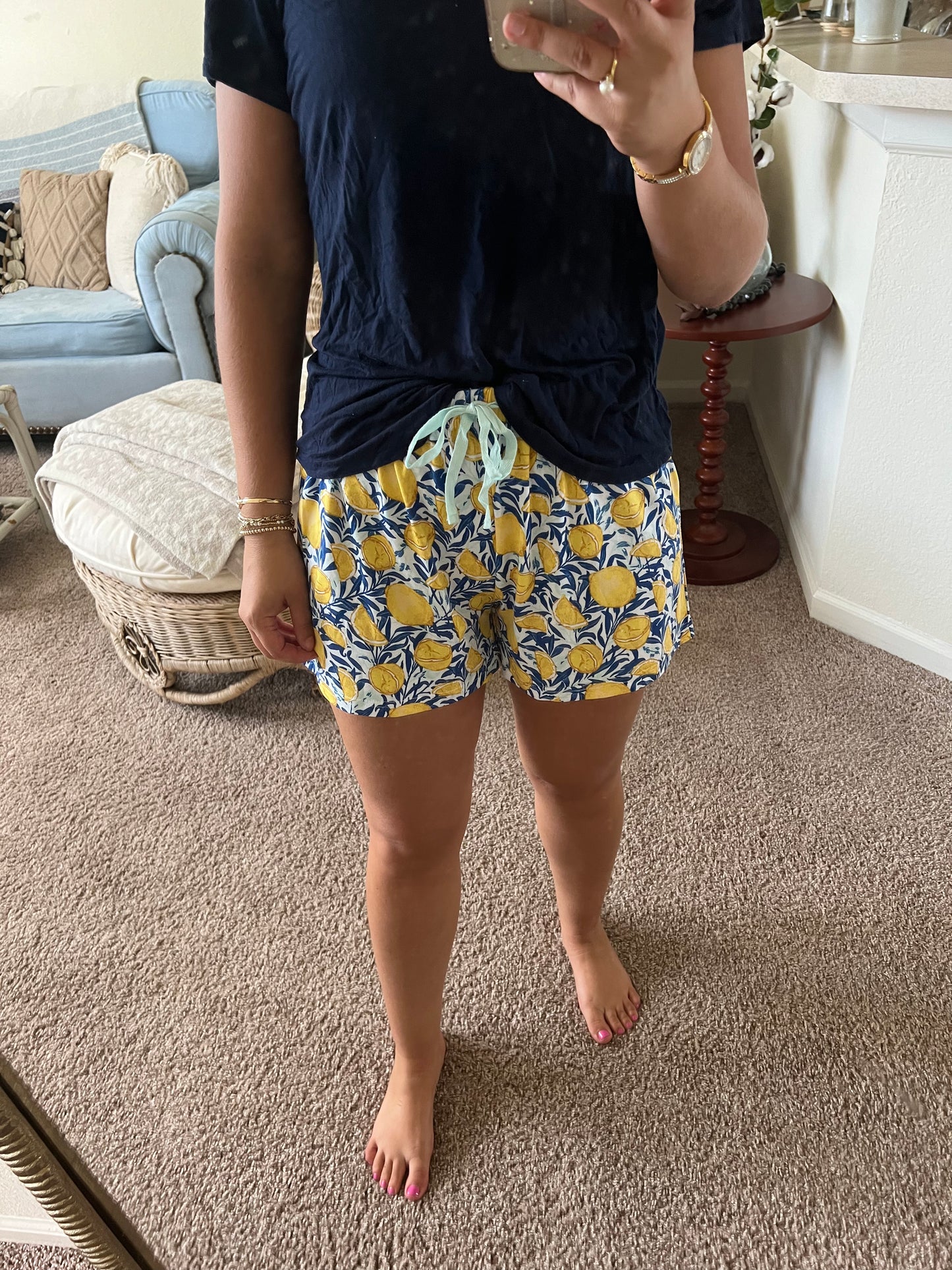 Lemon Drop Pajama Shorts