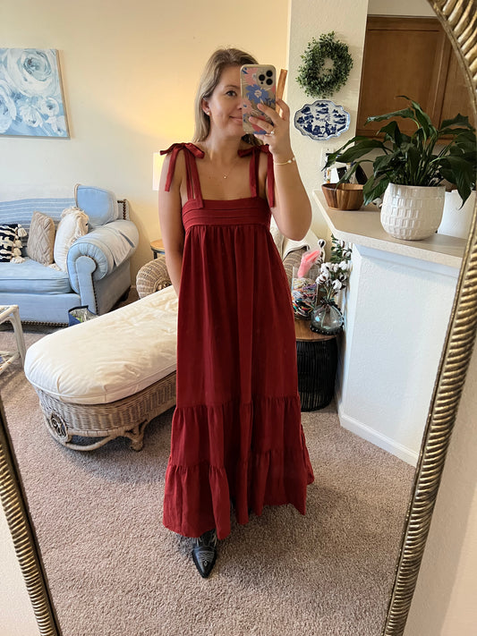 Loving Him Red Maxi Dress