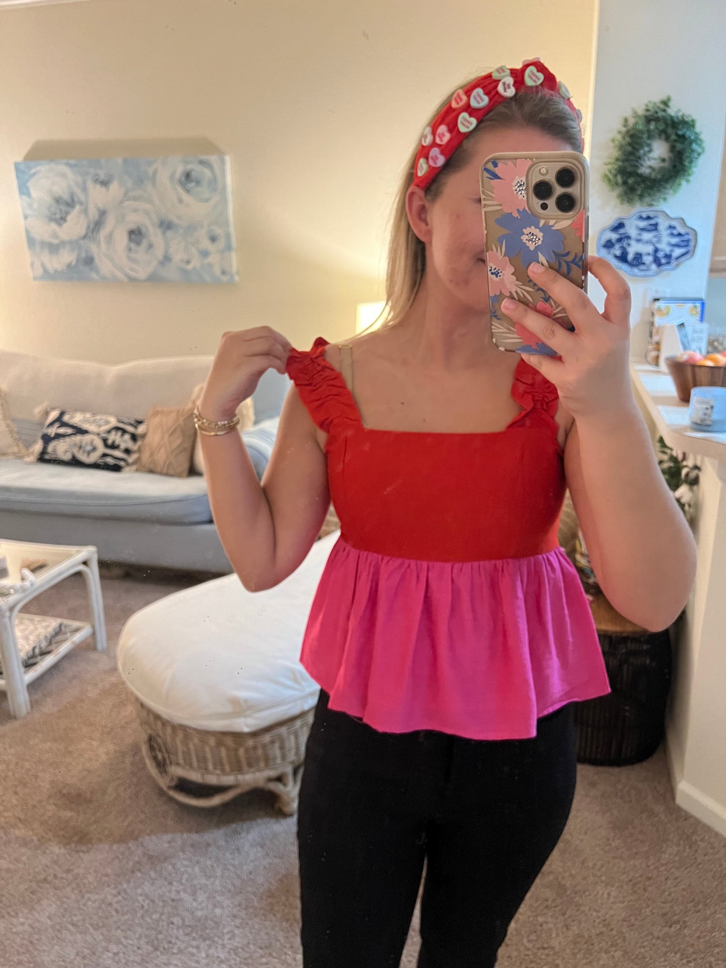 Cupid’s Color Block Top