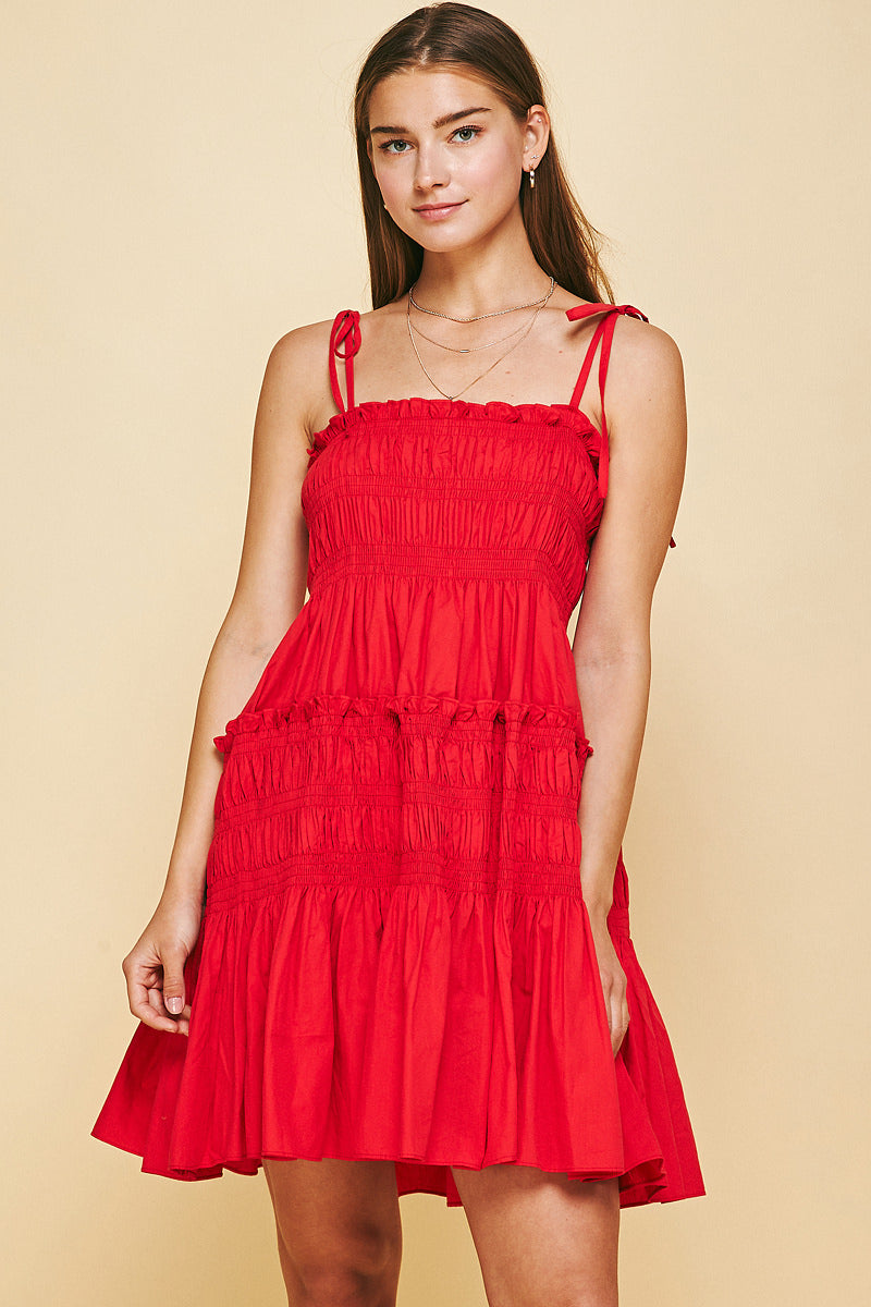 True Red Tied Together Dress