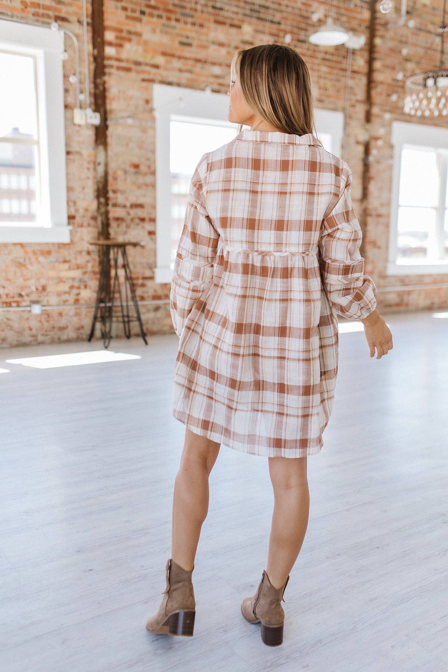 Plaid Shirt Days Dress