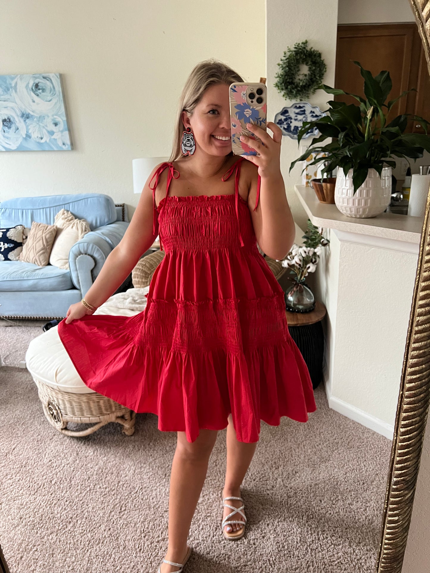 True Red Tied Together Dress