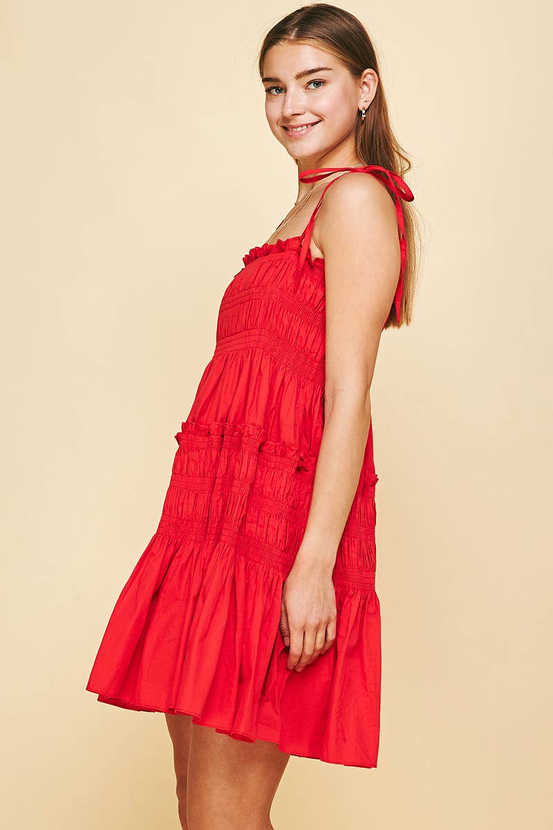 True Red Tied Together Dress