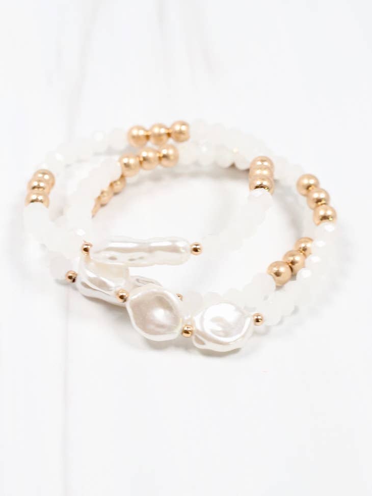 Regent Bracelet Set WHITE