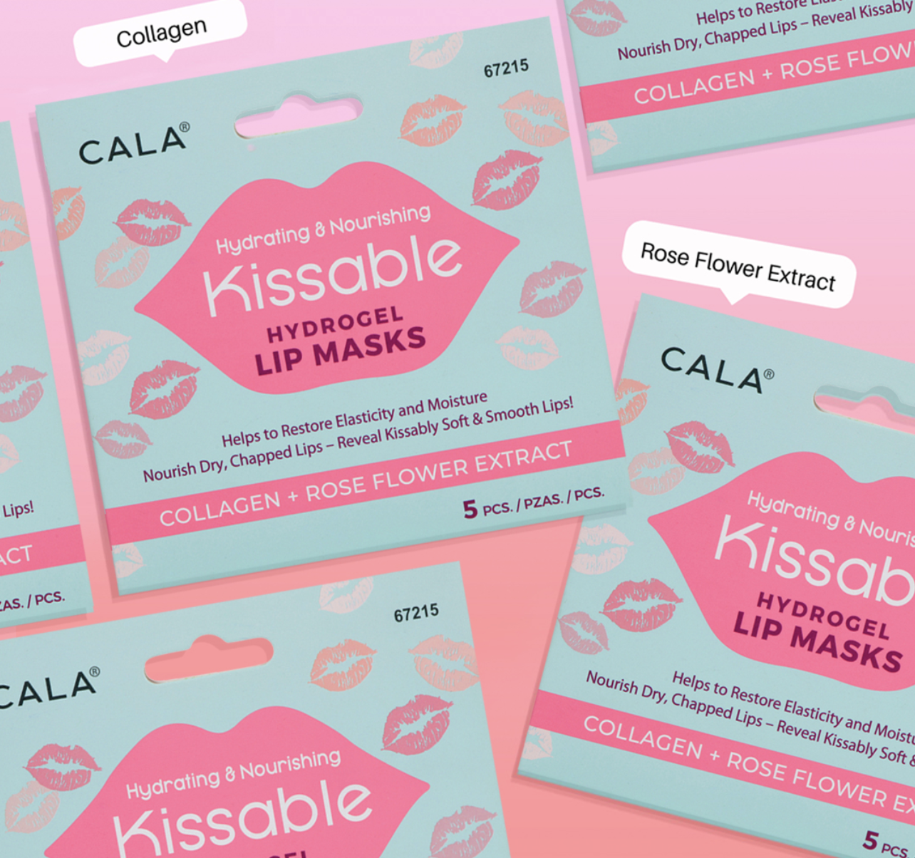 Cala 5 Piece Collagen Hydrogel Lip Mask Pack