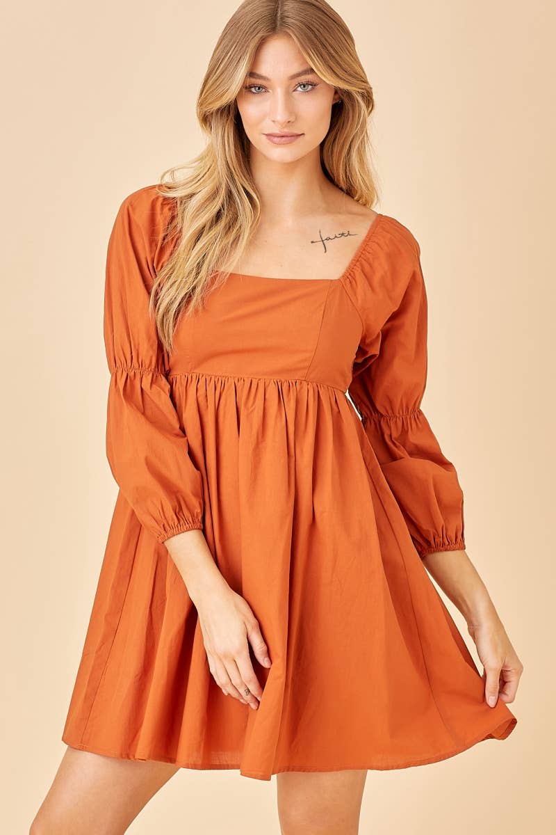 Pumpkin Pie Mini Dress