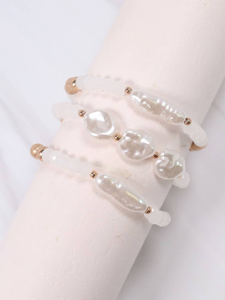 Regent Bracelet Set WHITE